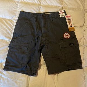 Grey wrangler shorts
